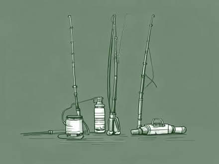 Photo of Fishing rods and equipment etc (Landguard Common IP11) #1