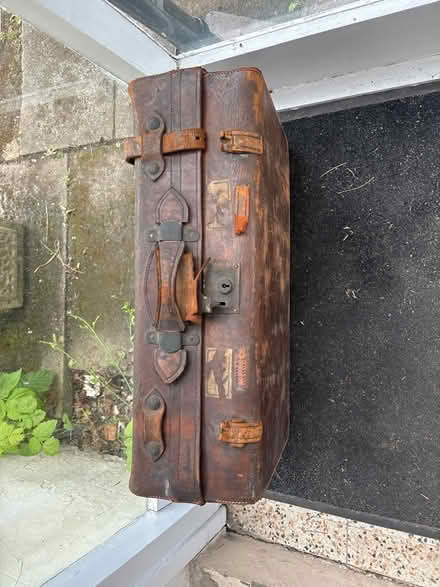 Photo of free Old Brown Suitcase (Ball Hill CV2) #1