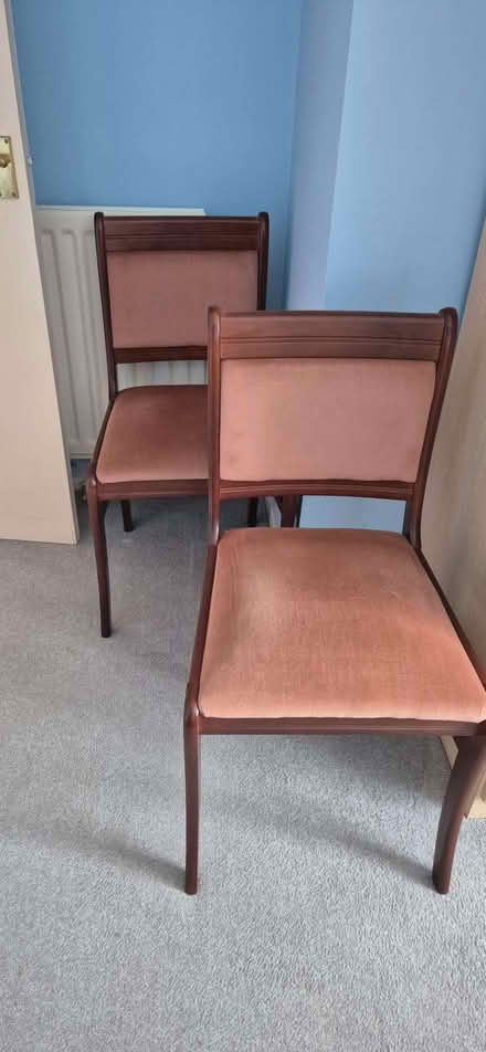 Photo of free twin drop leaf dining table and 4 chairs (Humphrey's End GL5) #3