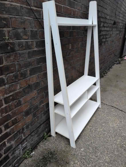 Photo of free Large white TV stand (WA10) #3