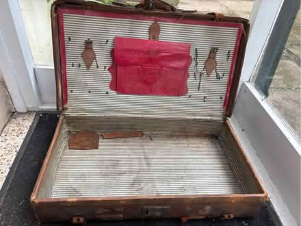 Photo of free Old Brown Suitcase (Ball Hill CV2) #4