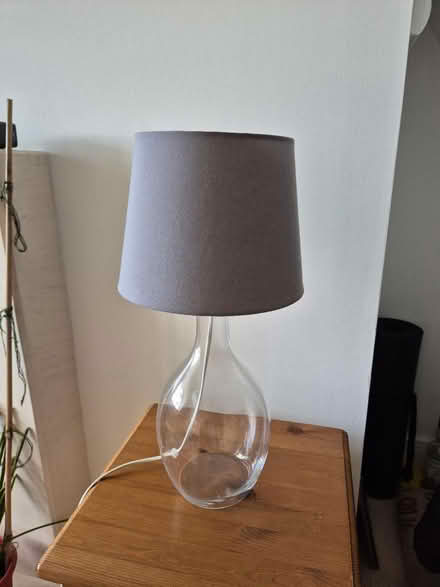 Photo of free Glass table lamp (Tunbridge Wells) #1