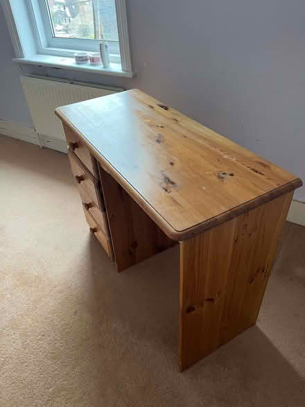 Photo of free Pine dressing table 4 drawers (Eastbourne BN21) #1