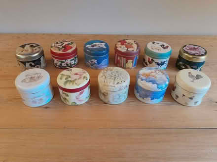 Photo of free Eleven decorative tins (Stoke Hammond MK17) #1