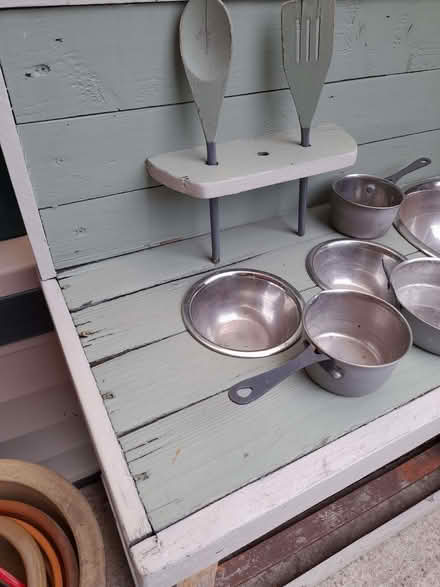 Photo of free Wooden mud kitchen (Warden Hill GL51) #3