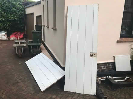 Photo of free 2 Solid Wood Doors (Wells BA5) #1