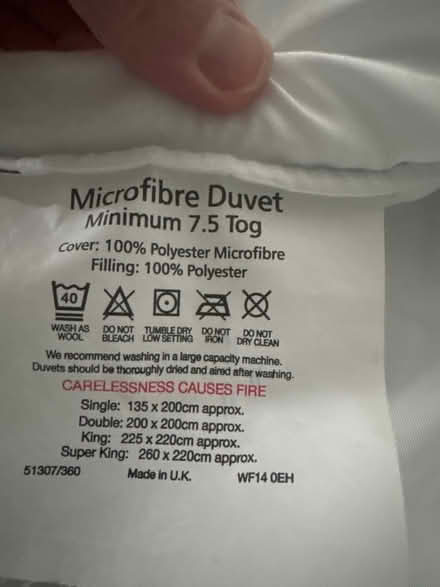 Photo of free Double duvet (Devizes SN10) #1