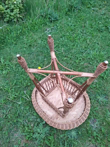Photo of free Small Wicker Table (glenageary) #4