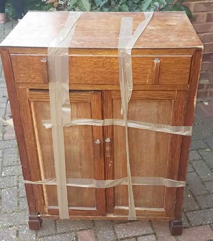 Photo of free Wooden chest of drawers (Far Bletchley MK3) #1
