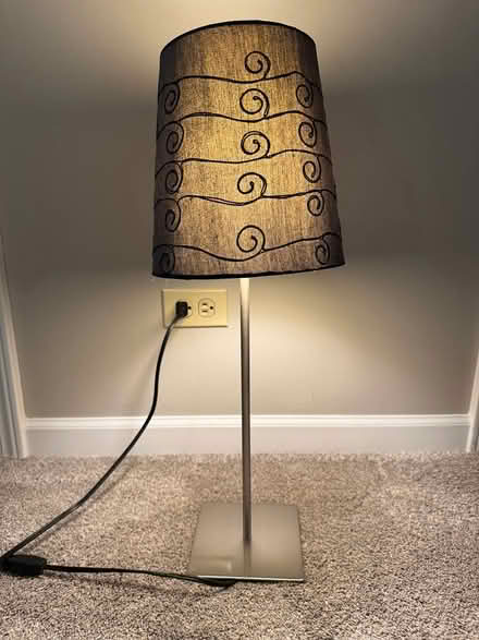 Photo of free Lamp with blue shade (Naperville) #2