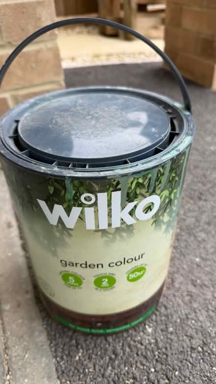 Photo of free Full tub green wilko garden paint (HD4) #1
