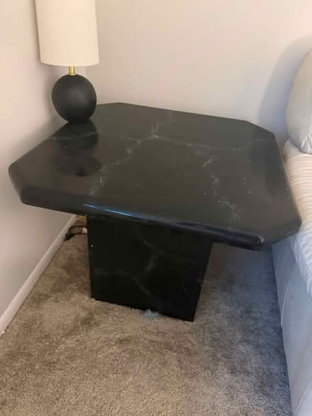 Photo of free 2x black end tables (Sparrows Point, MD) #1