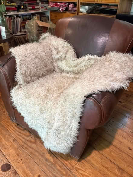 Photo of free Leather club chair (Barrytown/Red Hook 12507) #1