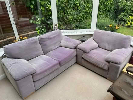 Photo of free Sofa and armchair (Windlesham GU20) #2
