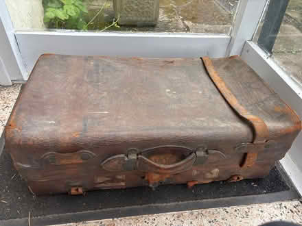 Photo of free Old Brown Suitcase (Ball Hill CV2) #2