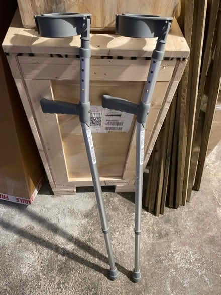 Photo of free Adjustable crutches (SN16 9DN) #1