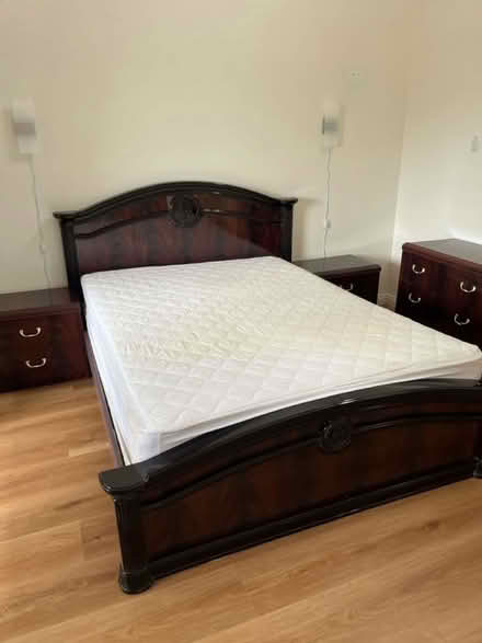 Photo of free Queen size bed furniture set (Covina, Barranca and Workman) #1