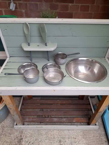 Photo of free Wooden mud kitchen (Warden Hill GL51) #1