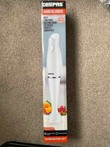 Photo of free Hand blender (never opened) (Kingston Upon Thames KT2) #1