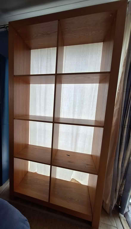 Photo of free Large wood bookcase/shelving unit (Kington Magna) #1