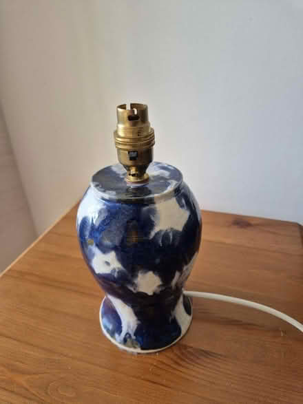 Photo of free Painted ceramic table lamp (Tunbridge Wells) #3
