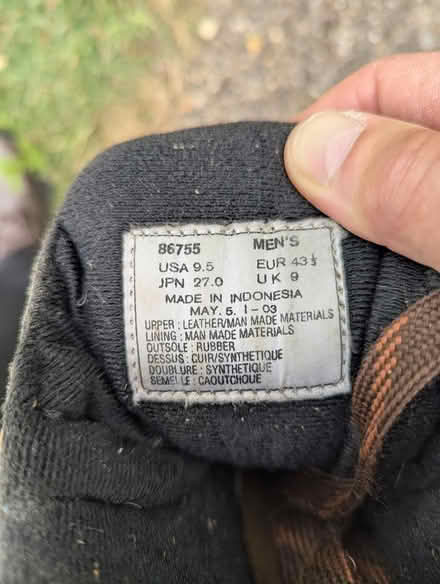Photo of free Mens walking boots (Weston, SG4) #2