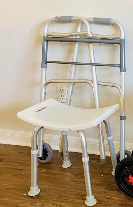 Photo of free Walker, shower chair ankle surgery (SW) #1