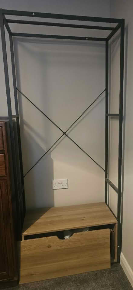Photo of free Metal rail with drawer (Rochdale) #1