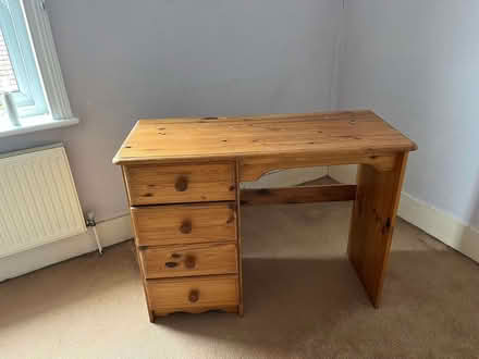 Photo of free Pine dressing table 4 drawers (Eastbourne BN21) #3