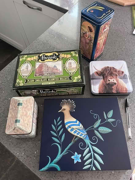 Photo of free Metal tins (The Triangle Estate RH15) #1