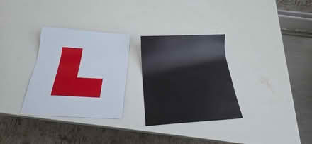Photo of free Magnetic set of L plates (Bidston Hill CH41) #2