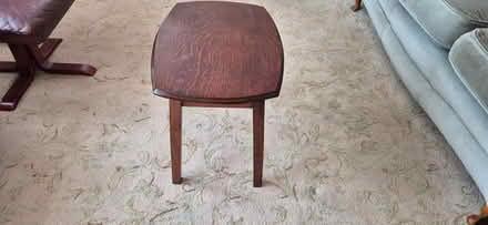 Photo of free small side table, wood (Humphrey's End GL5) #1