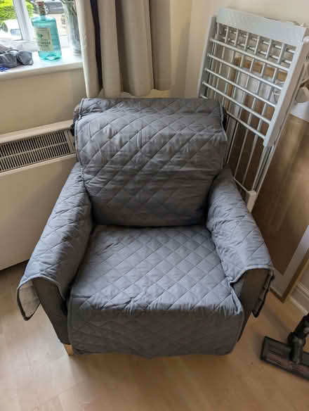 Photo of free Black IKEA armchair (Furzedown SW17) #1