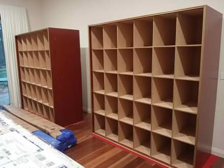 Photo of free Two large timber shelves (Myers Flat) #1