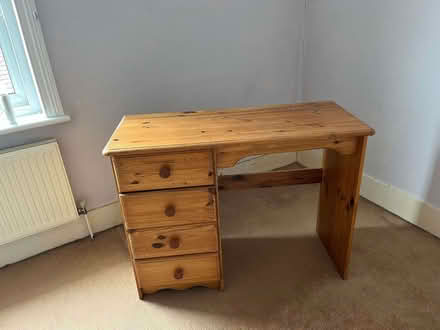 Photo of free Pine dressing table 4 drawers (Eastbourne BN21) #2