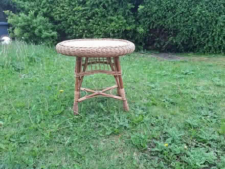 Photo of free Small Wicker Table (glenageary) #3