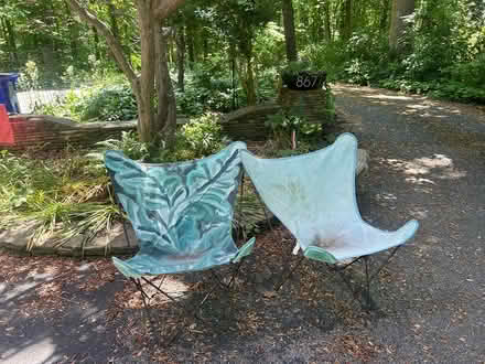 Photo of free Butterfly chairs (Reservoir Rd, Fulton, MD) #1
