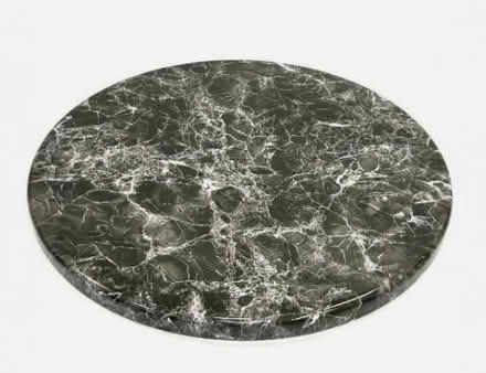 Photo of Marble / glass / metal table top (KT21 Ashtead Surrey) #1