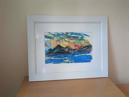 Photo of free Framed ink painting of lake Windermere (Wakefield WF1) #1
