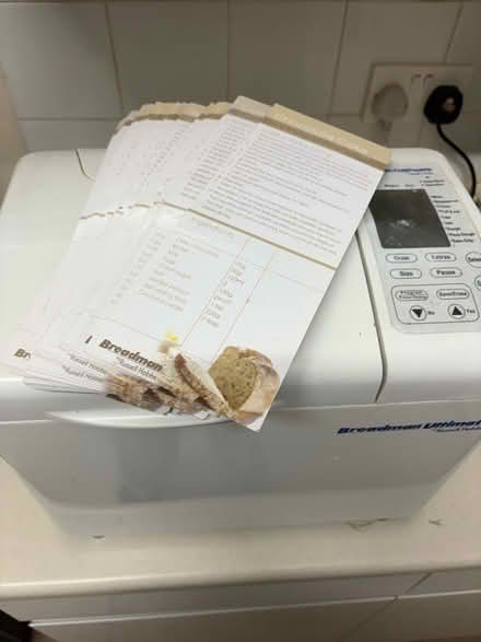 Photo of free Bread Maker plus recipe cards (Letchworth SG6) #1