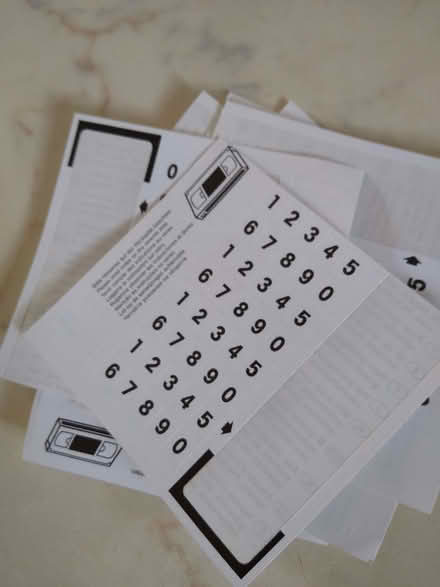 Photo of free Sticky Numbers & Letters (Denton DA12) #2