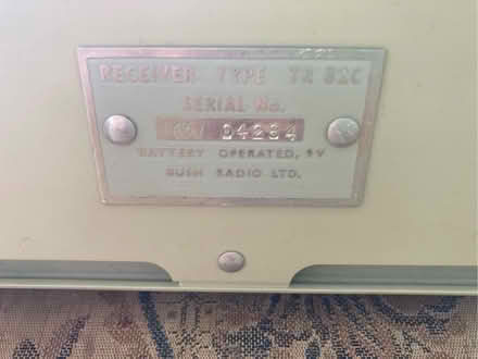 Photo of free Vintage Bush Radio UNTESTED (Lower Wolvercote OX2) #4