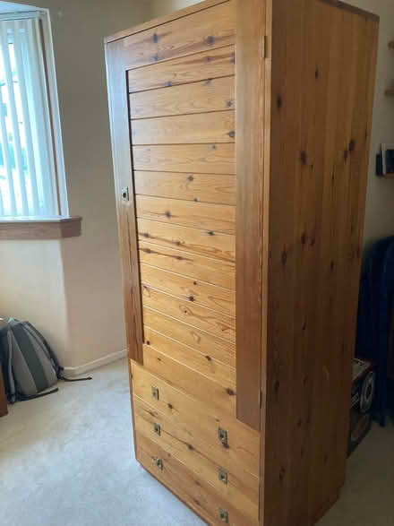 Photo of free Single pine wardrobe (Fairmilehead EH10) #1