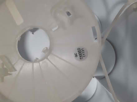 Photo of free Plastic 'flower' lamp shade, white (can be folded by hand) (Gilmerton EH17) #2