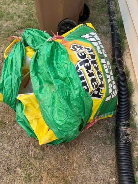 Photo of free Empty pallet and soil bag (W Cary near Green Hope High) #2