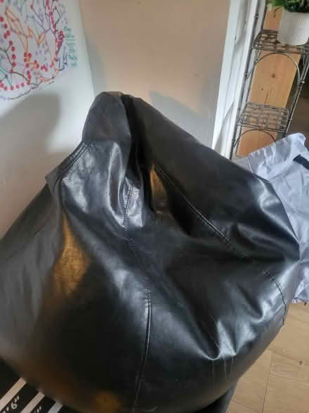 Photo of free Large leather beanbag (Littlemore Oxford OX4) #1
