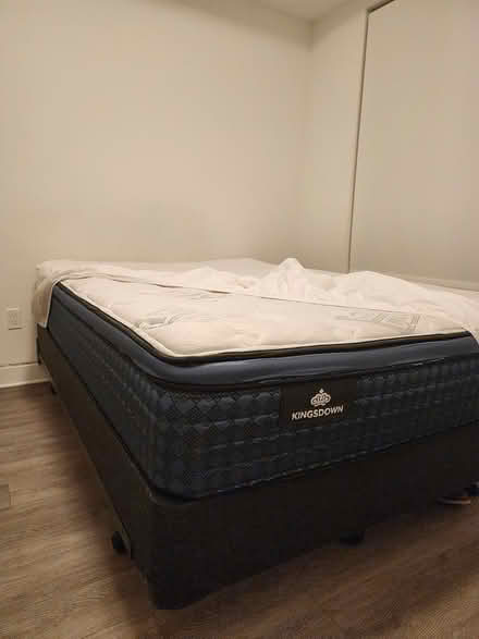 Photo of free Mattress and bed frame (Mechanicsville) #2