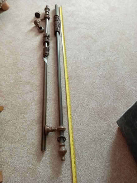 Photo of free Wooden curtain rail 2.9m 114 in (Erskine PA8) #1