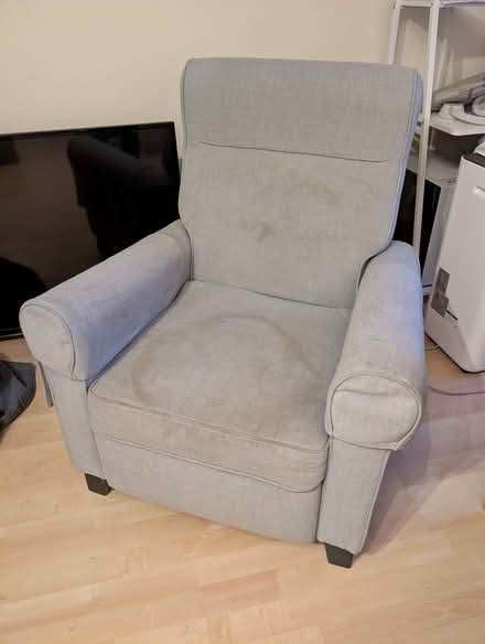 Photo of free IKEA recliner armchair (Furzedown SW17) #3