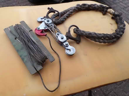 Photo of free Car engine hoist, etc (KT21 Ashtead Surrey) #1